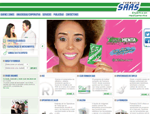 Tablet Screenshot of farmaciasaas.com